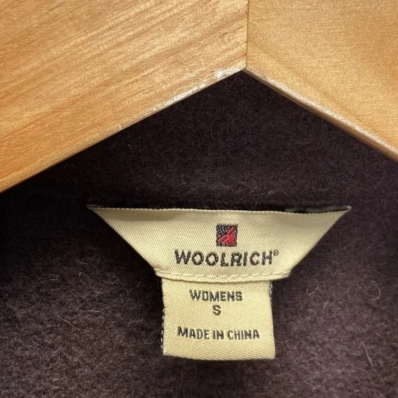 Woolrich Womens Double Breasted Wool Jacket Sz S